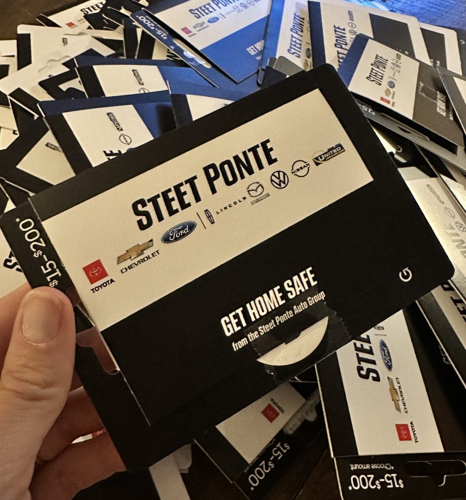 Steet Ponte Auto Group Designated Driver Sponsor for Wine in the Wilderness