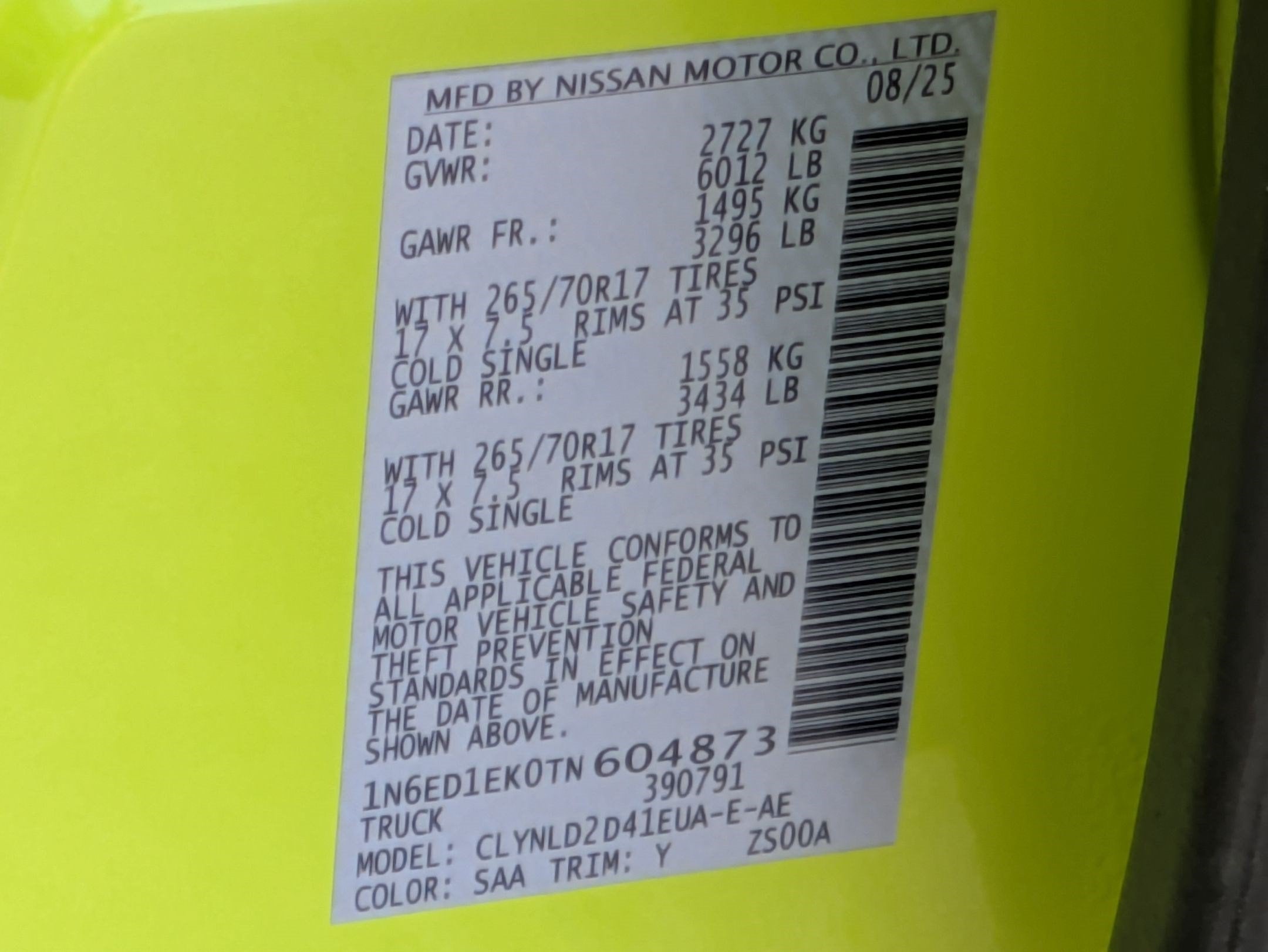 2026 Nissan Frontier PRO-4X