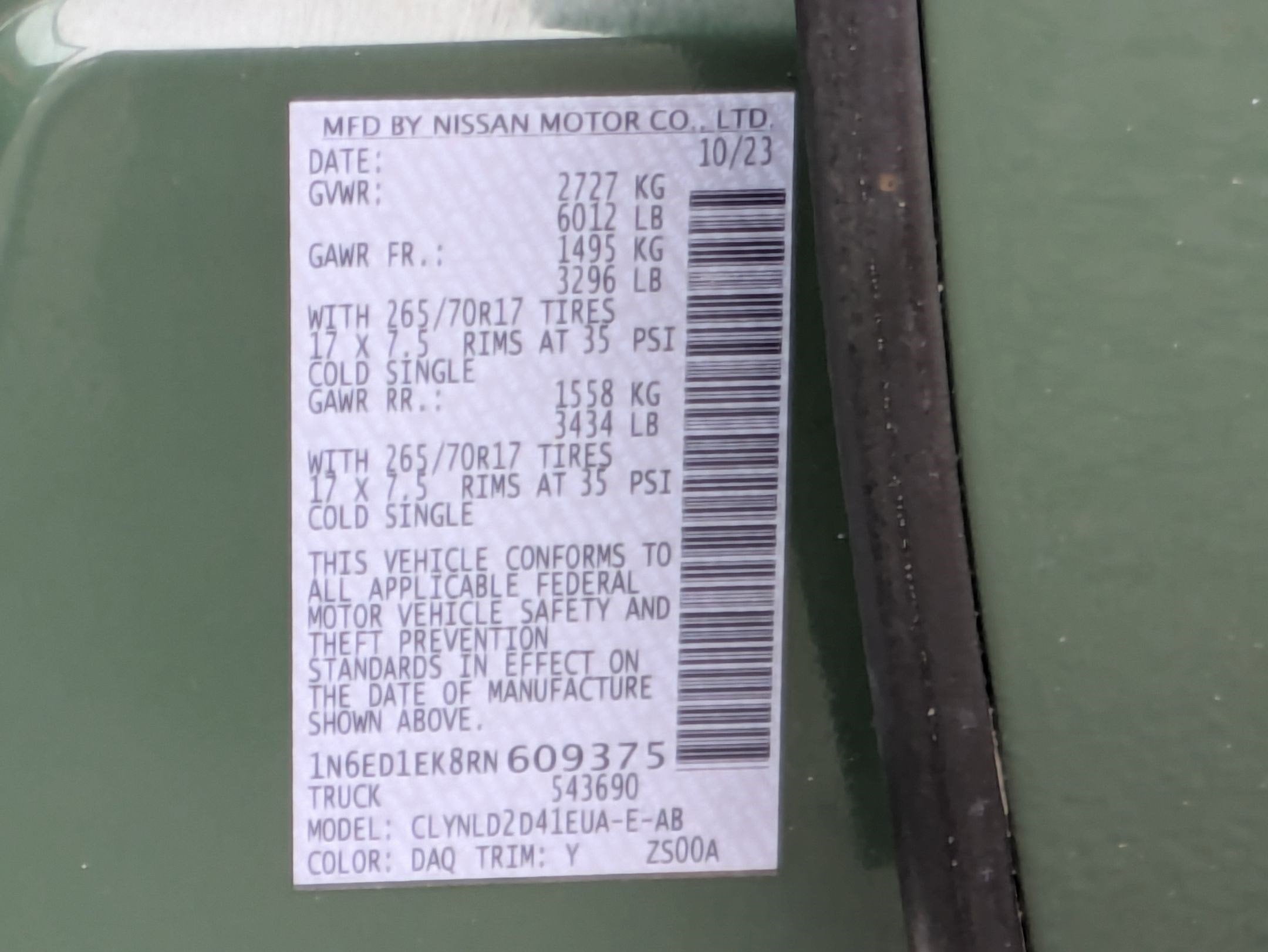 2024 Nissan Frontier PRO-4X