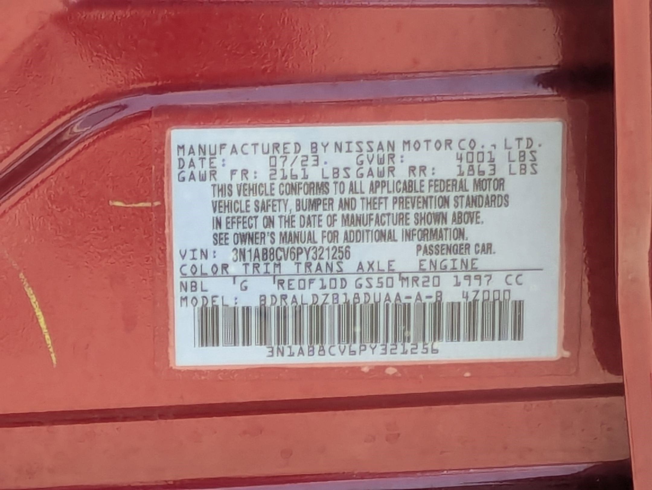 2023 Nissan Sentra SV