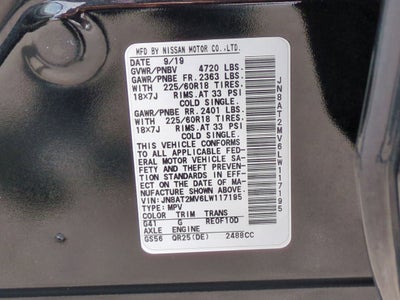 2020 Nissan Rogue SV