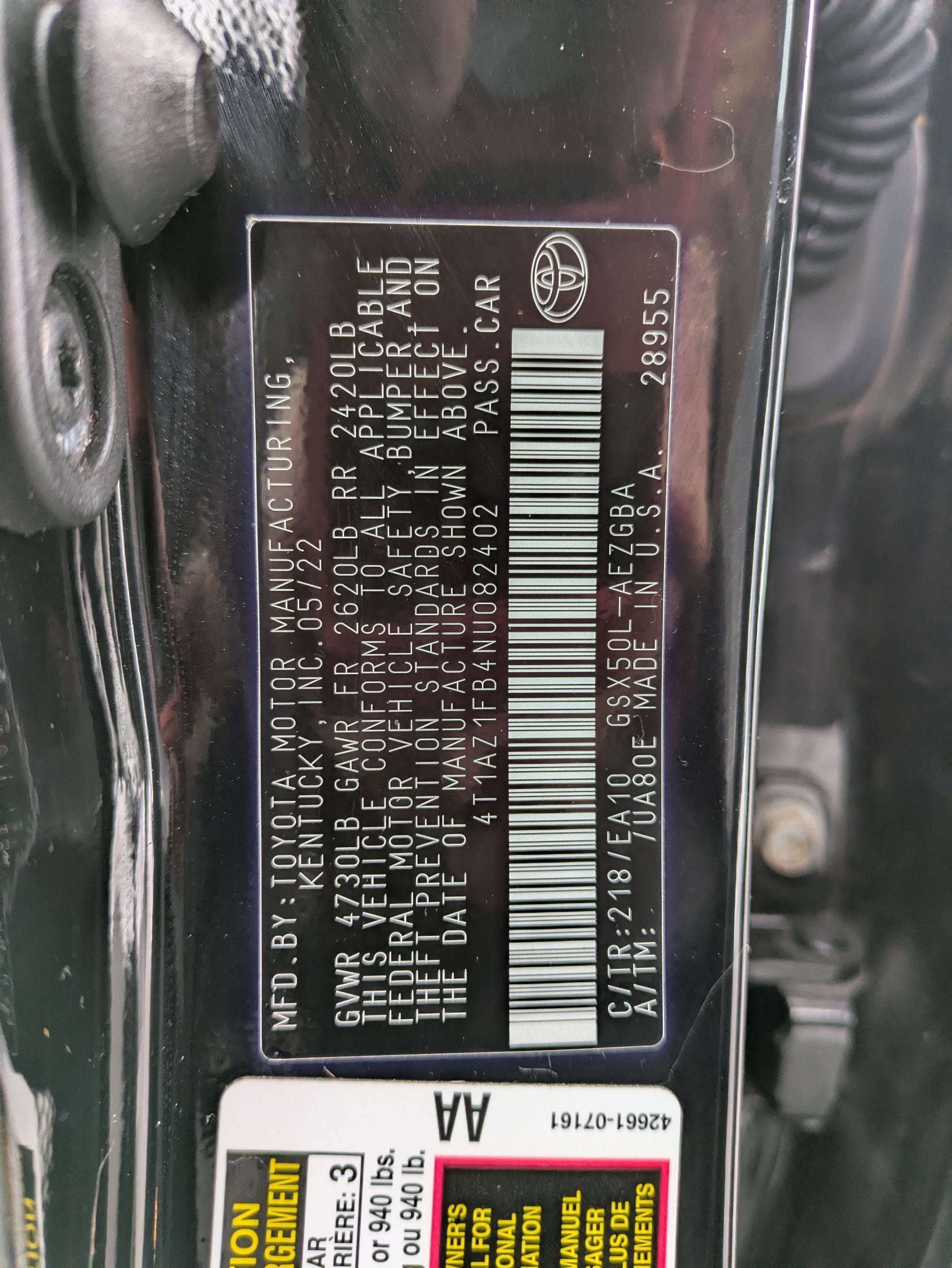 2022 Toyota Avalon XLE