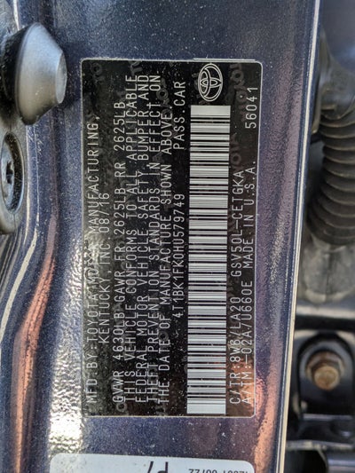 2017 Toyota Camry Base