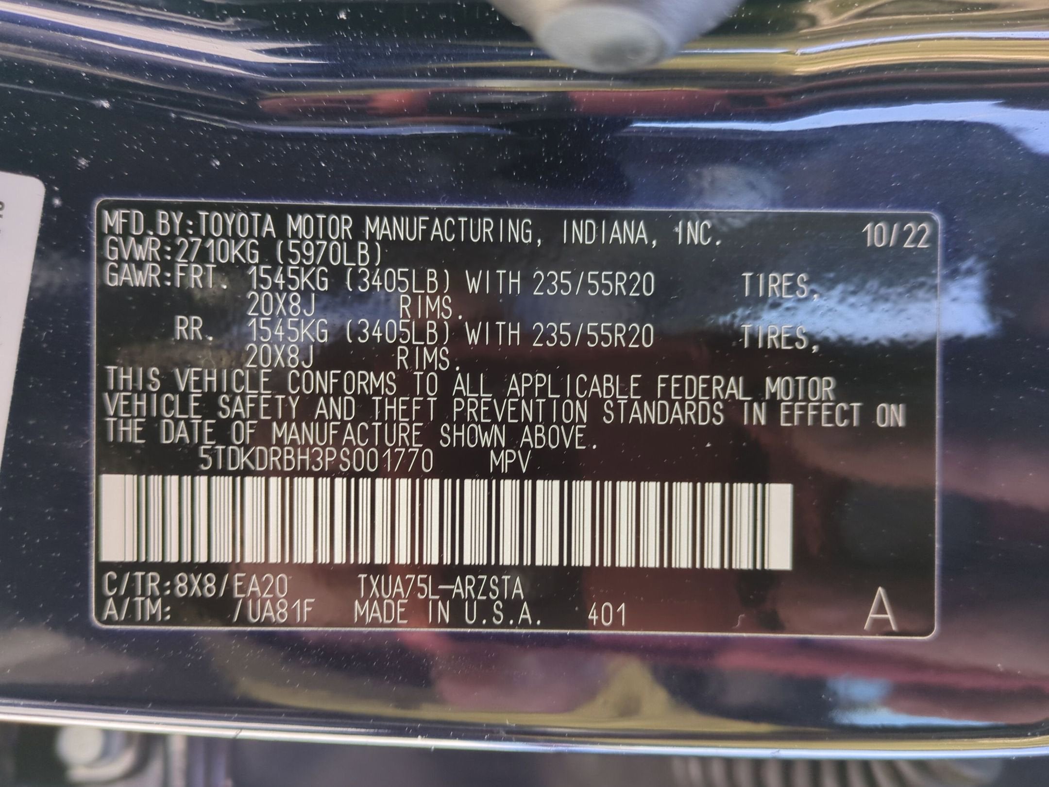 2023 Toyota Highlander Base