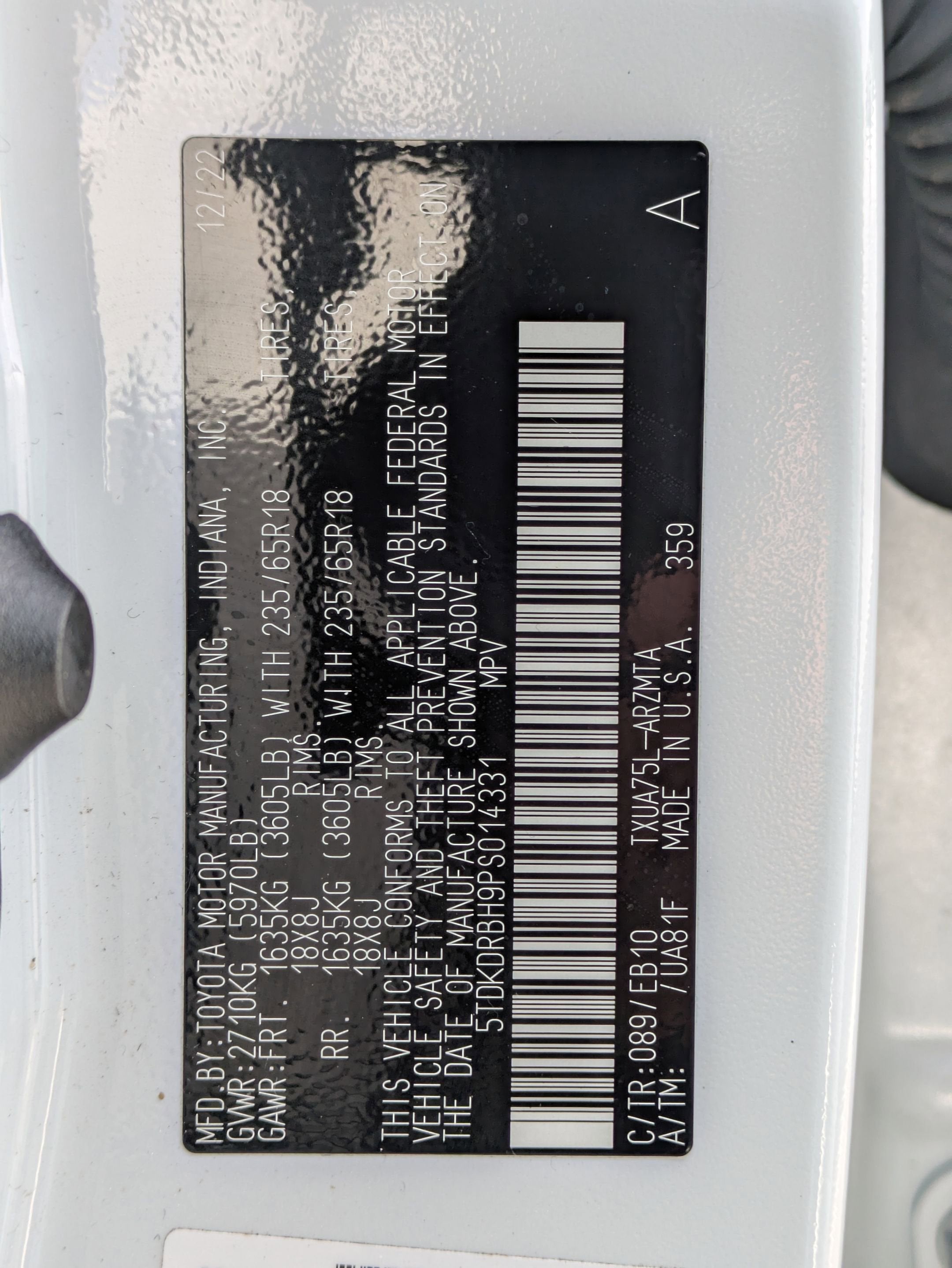 2023 Toyota Highlander Base