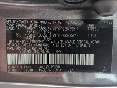 2023 Toyota Sienna LE