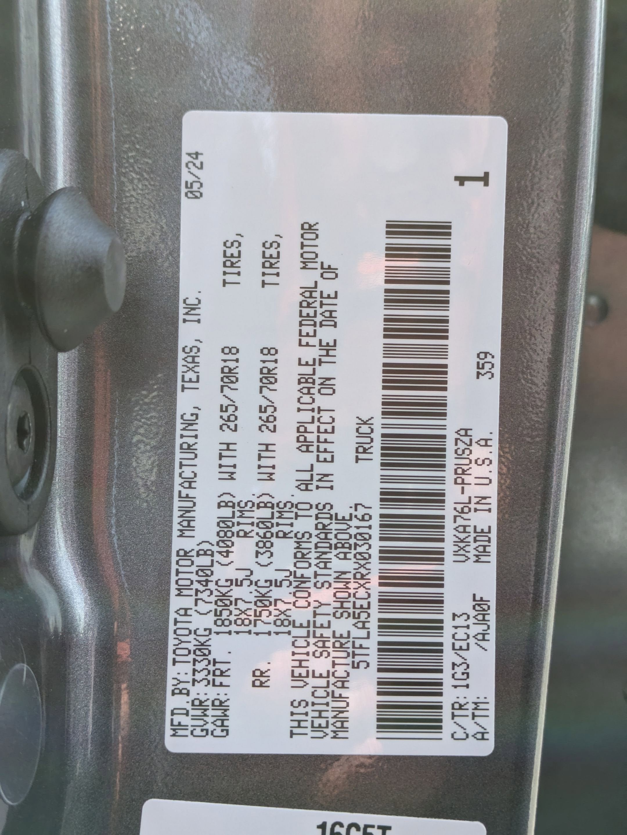 2024 Toyota Tundra 4WD SR5