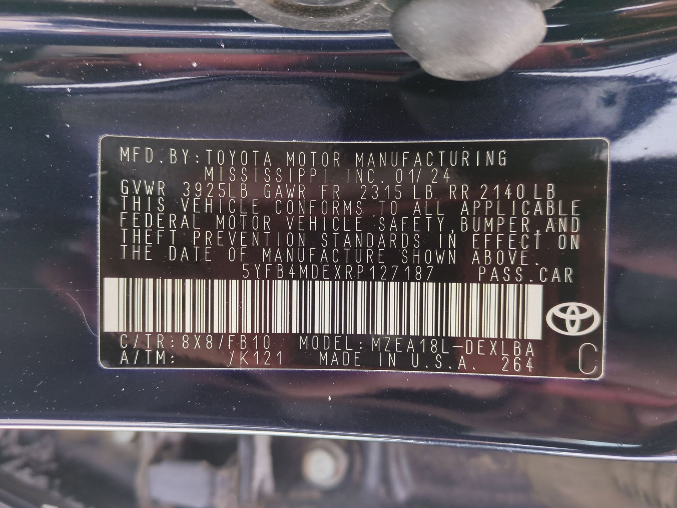 2024 Toyota Corolla LE