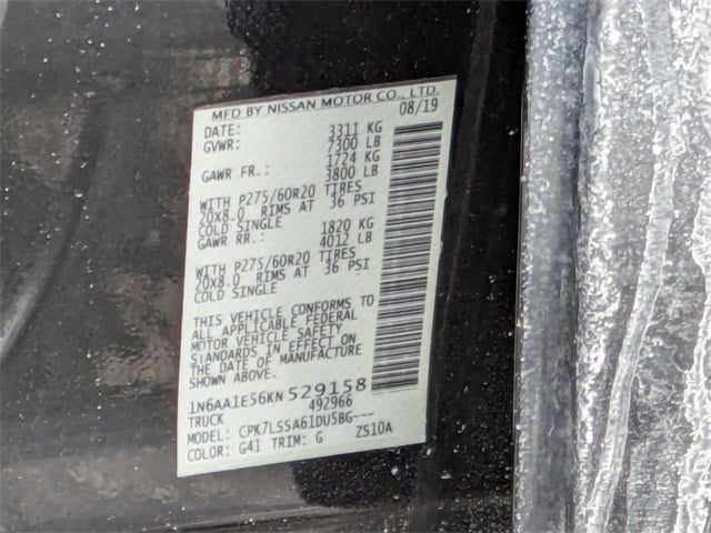 2019 Nissan Titan SV