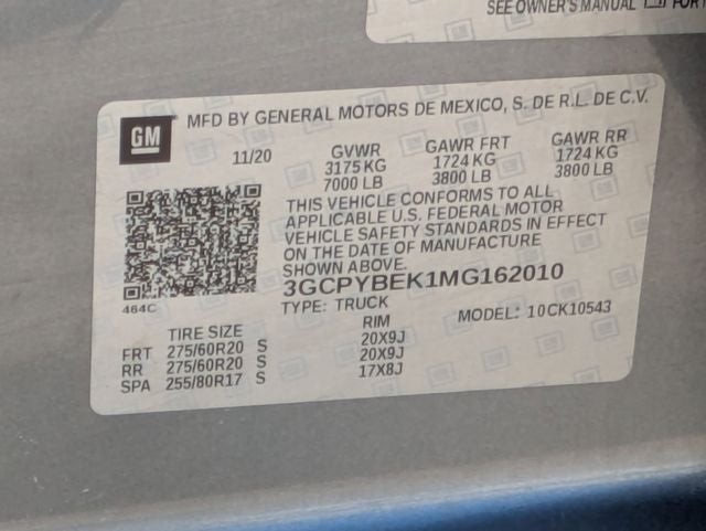 2021 Chevrolet Silverado 1500 Custom