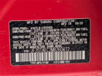 2021 Subaru Crosstrek Premium