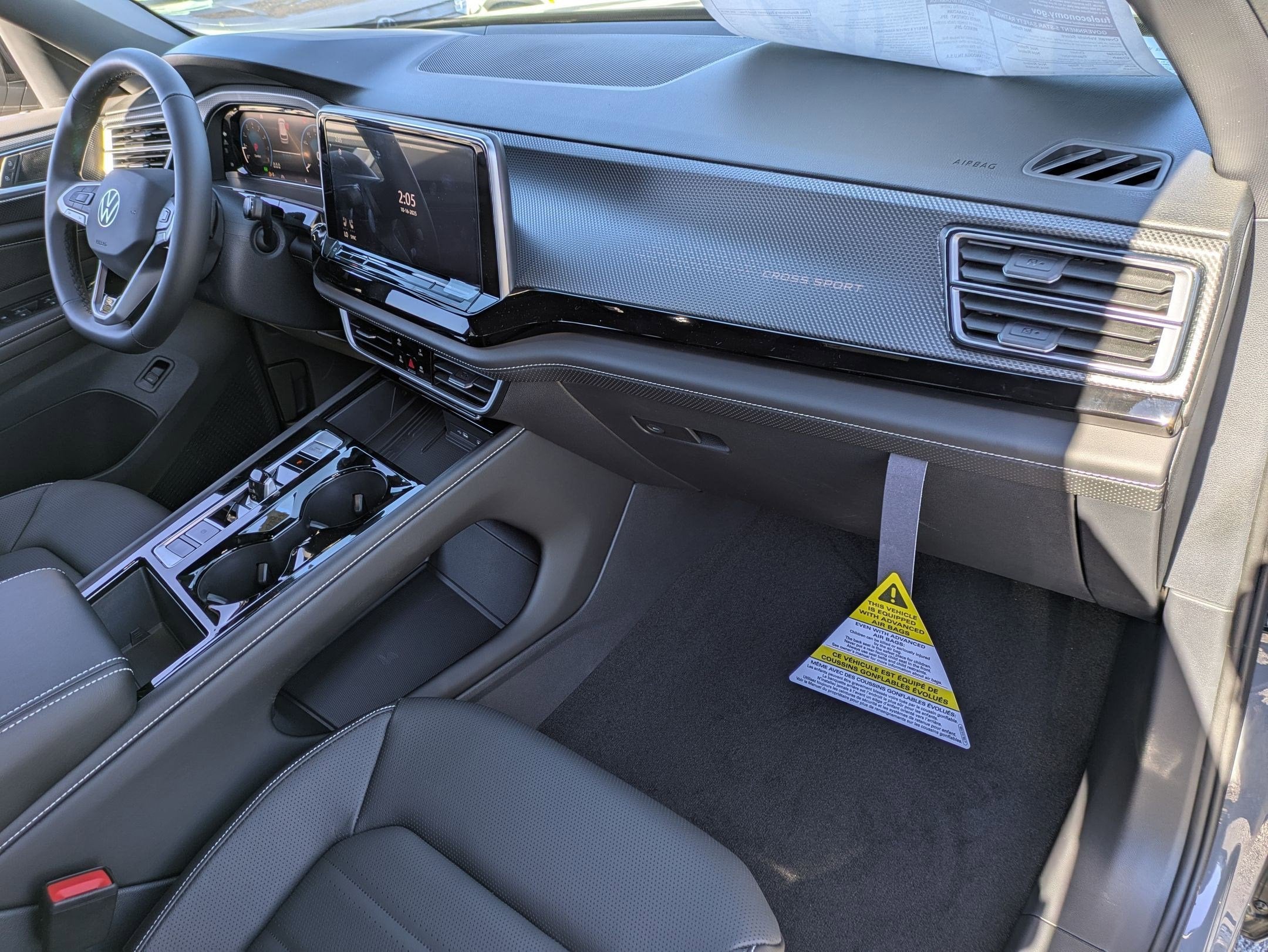 2026 Volkswagen Atlas Cross Sport 2.0T SEL R-Line Black