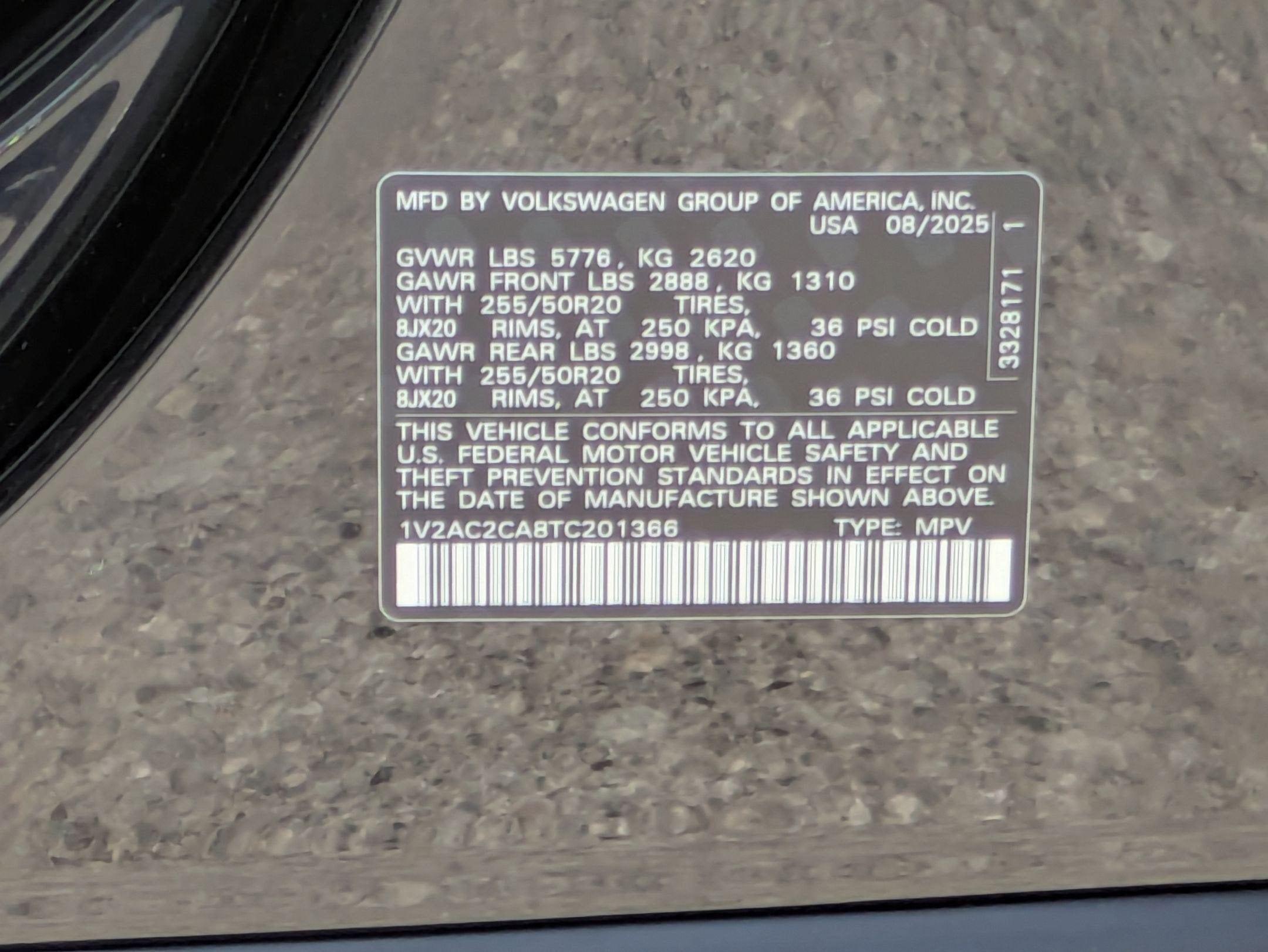 2026 Volkswagen Atlas Cross Sport 2.0T SEL R-Line Black