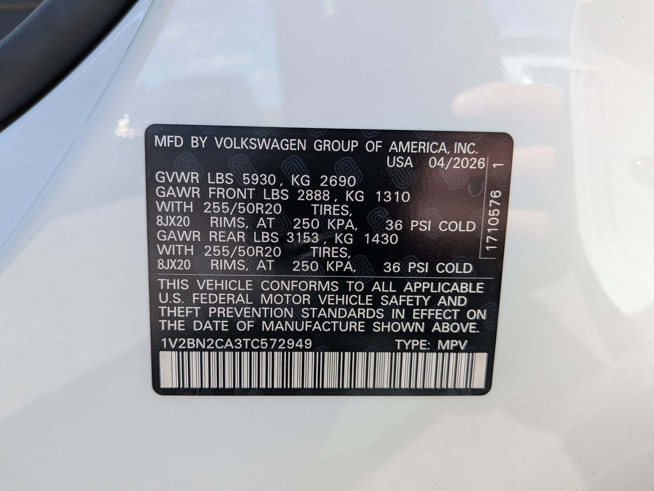 2026 Volkswagen Atlas 2.0T SEL