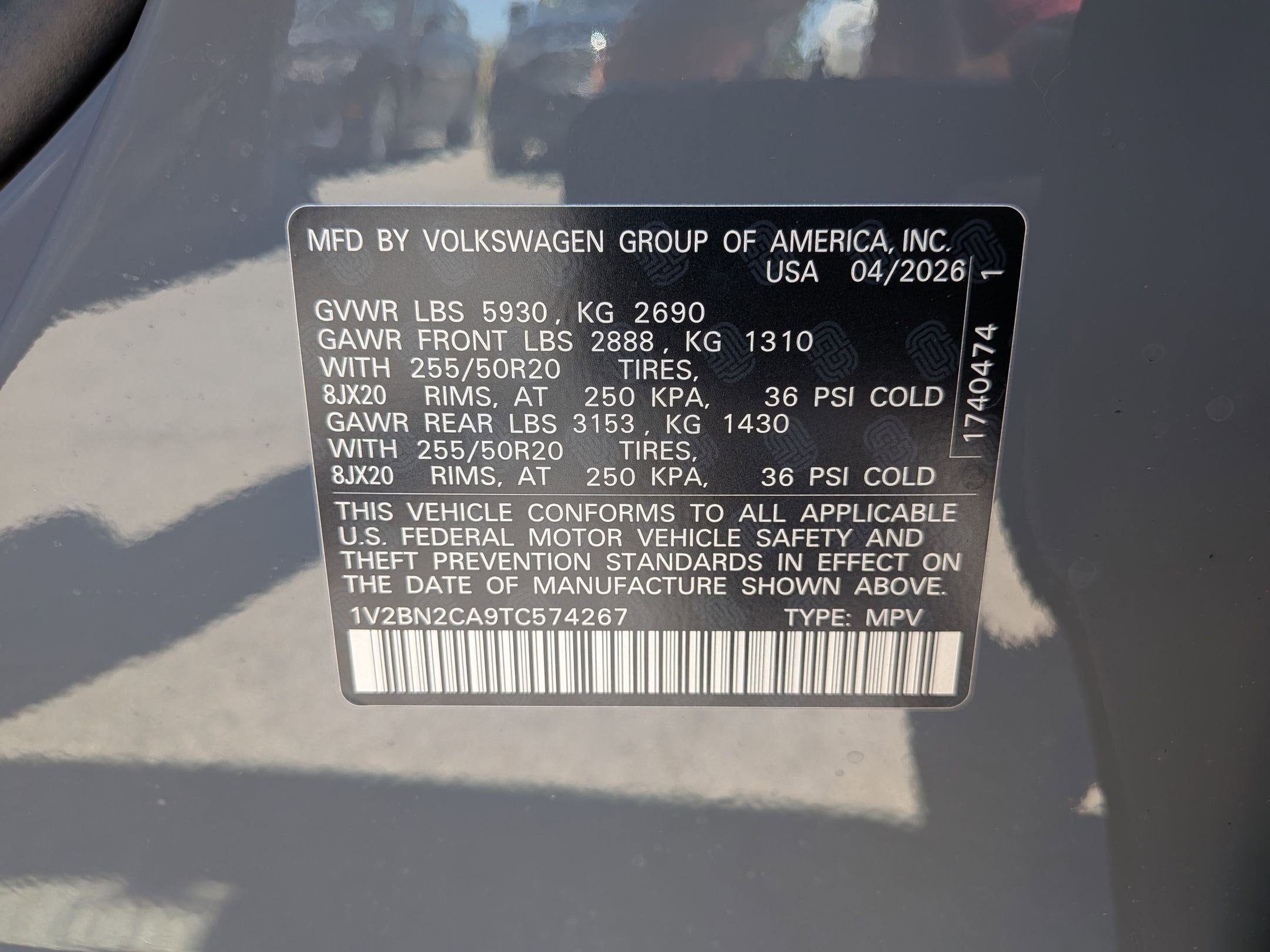 2026 Volkswagen Atlas 2.0T SEL