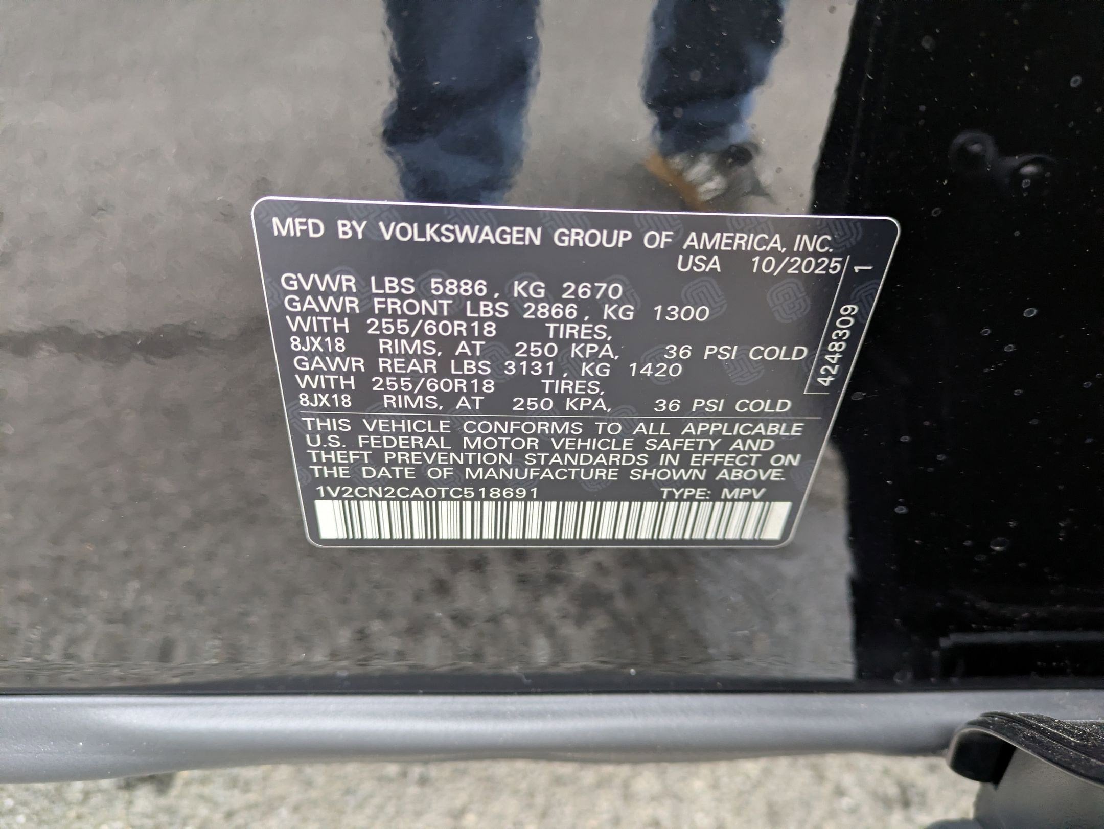 2026 Volkswagen Atlas 2.0T Peak Edition