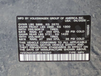 2026 Volkswagen Atlas 2.0T Peak Edition