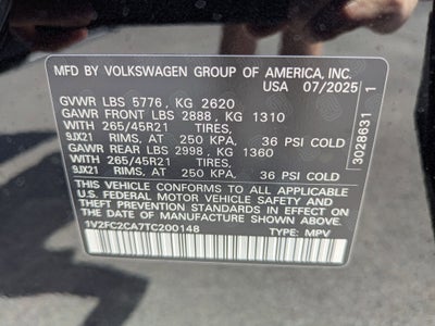 2026 Volkswagen Atlas Cross Sport 2.0T SEL Premium R-Line