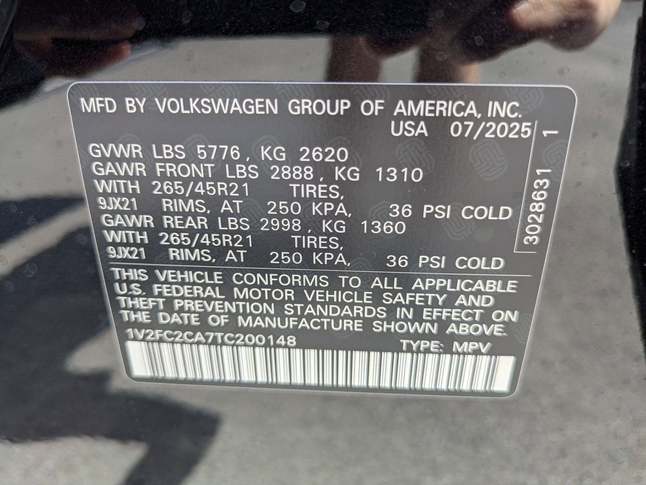 2026 Volkswagen Atlas Cross Sport 2.0T SEL Premium R-Line