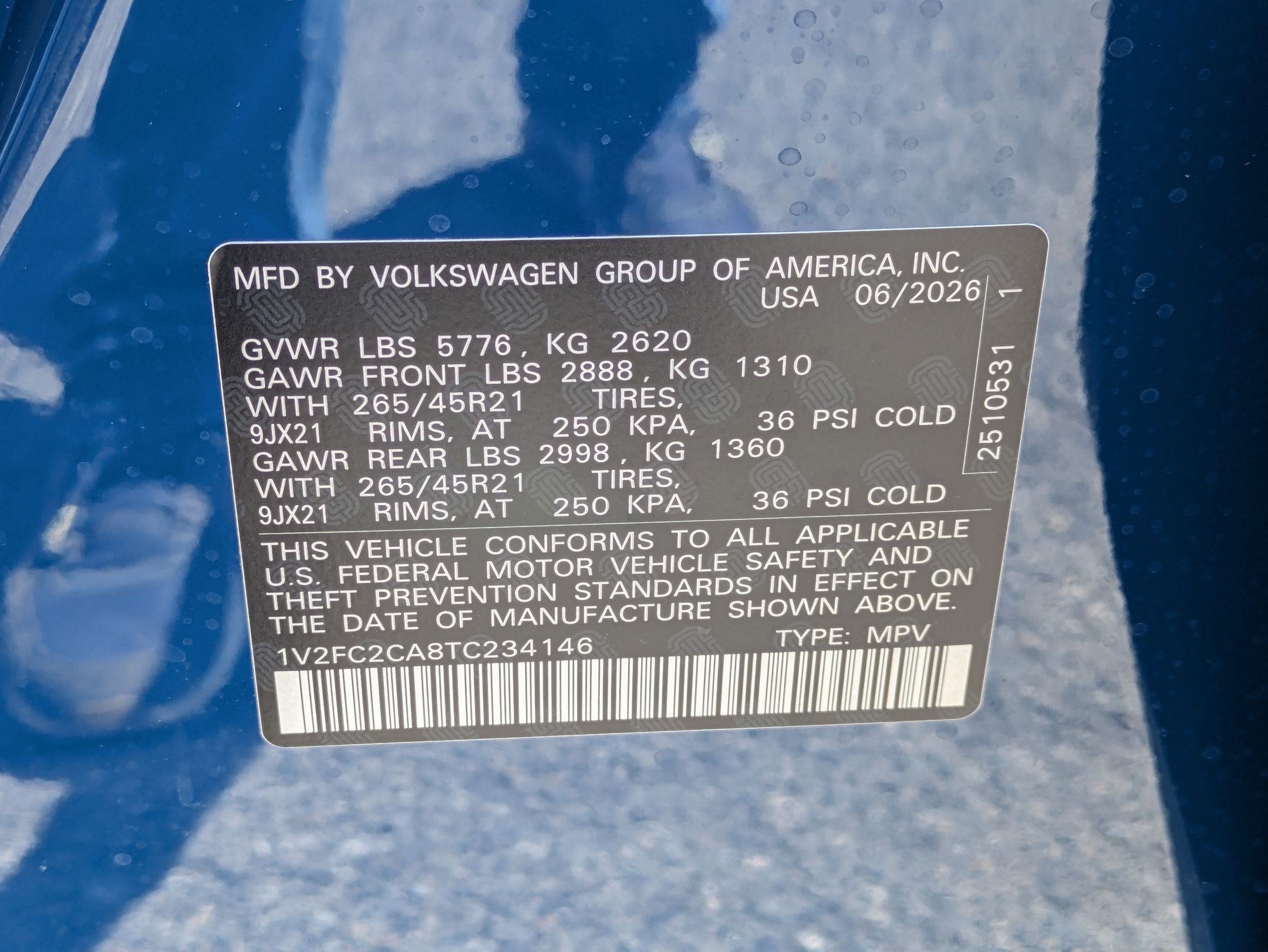 2026 Volkswagen Atlas Cross Sport 2.0T SEL Premium R-Line