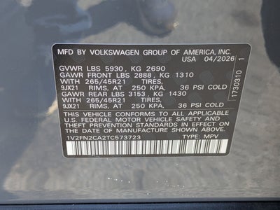 2026 Volkswagen Atlas 2.0T SEL Premium R-Line