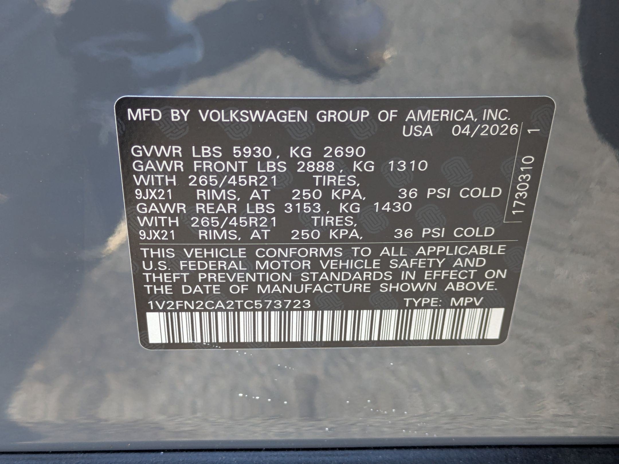 2026 Volkswagen Atlas 2.0T SEL Premium R-Line