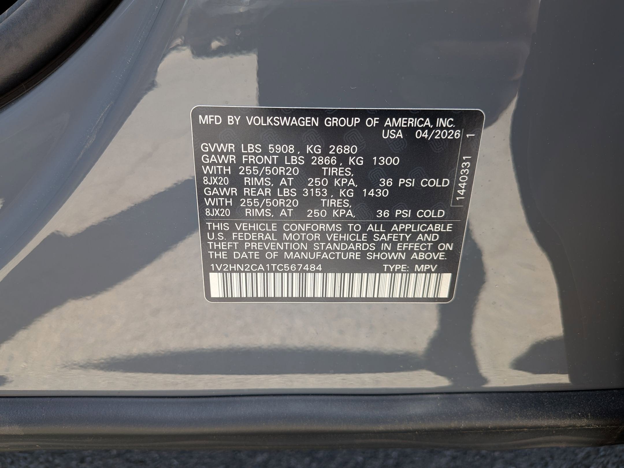 2026 Volkswagen Atlas 2.0T SE w/Technology