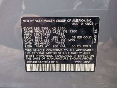 2026 Volkswagen Atlas 2.0T SE w/Technology