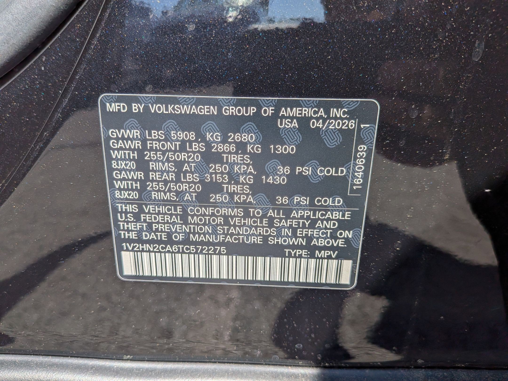 2026 Volkswagen Atlas 2.0T SE w/Technology