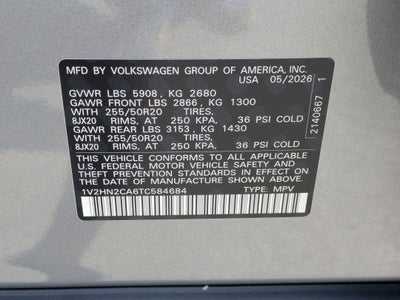 2026 Volkswagen Atlas 2.0T SE w/Technology