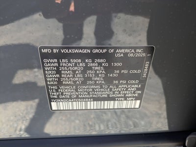 2026 Volkswagen Atlas 2.0T SE w/Technology