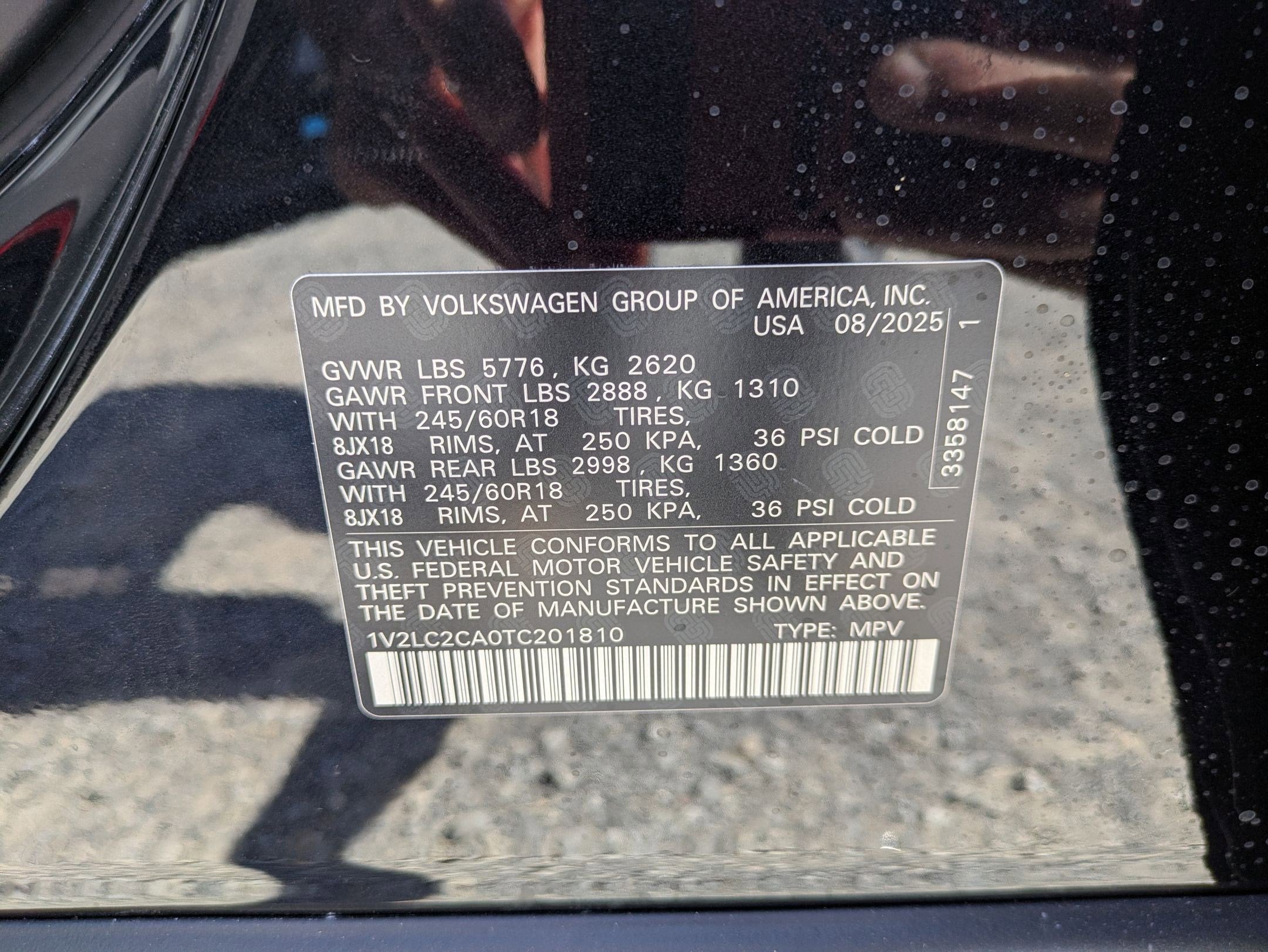 2026 Volkswagen Atlas Cross Sport 2.0T SE