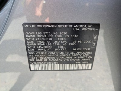 2026 Volkswagen Atlas Cross Sport 2.0T SE