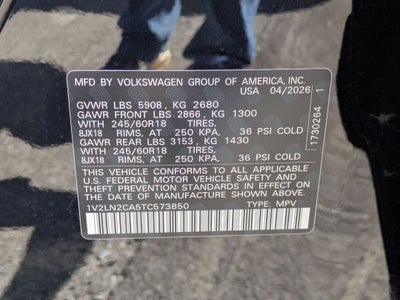 2026 Volkswagen Atlas 2.0T SE