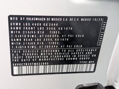 2026 Volkswagen Taos 1.5T S