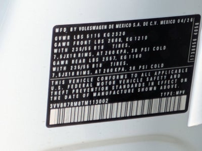 2026 Volkswagen Tiguan 2.0T S