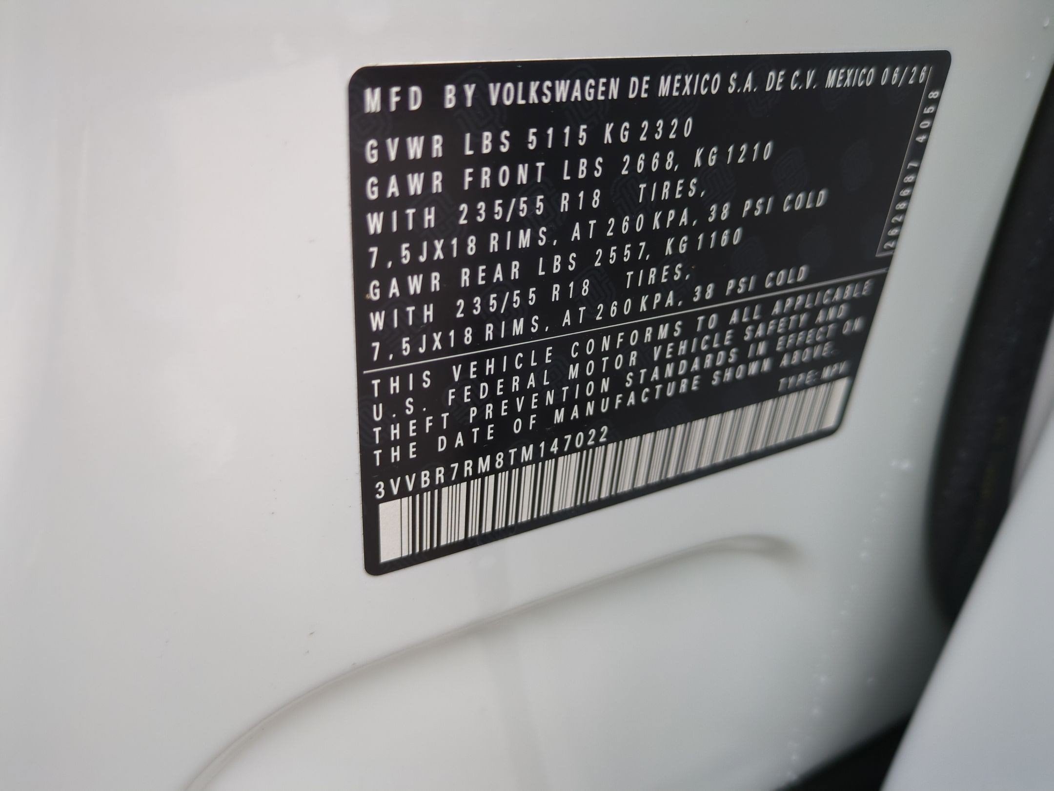 2026 Volkswagen Tiguan S