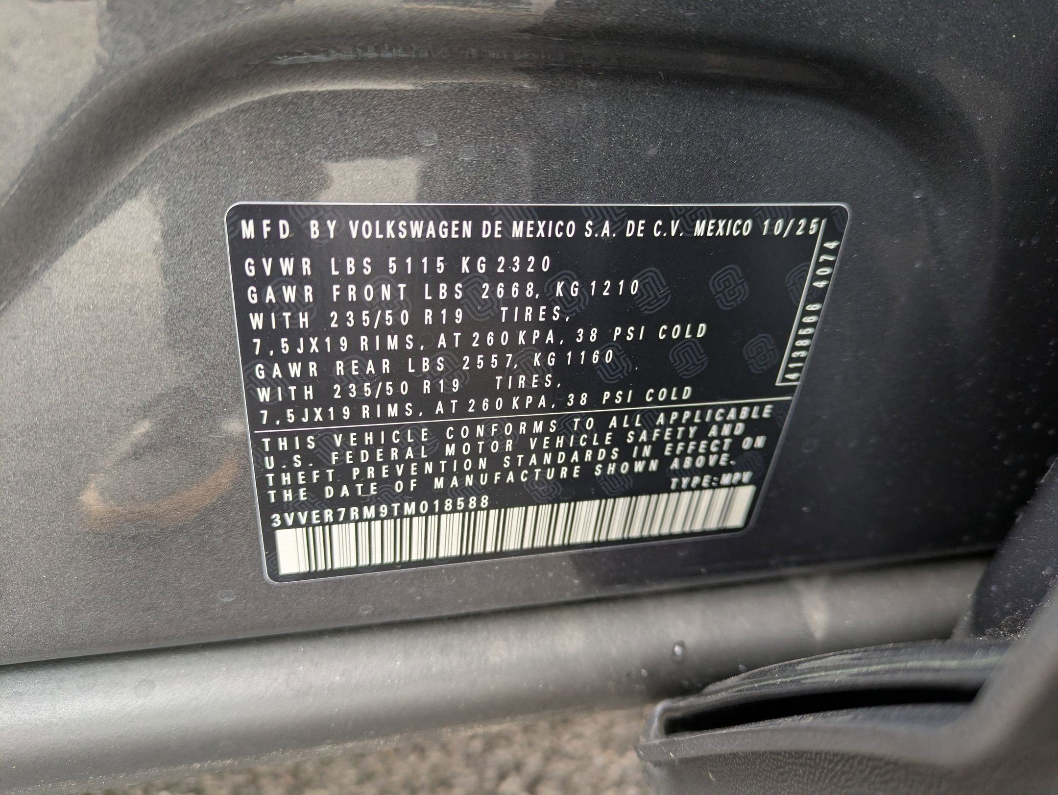 2026 Volkswagen Tiguan 2.0T SE