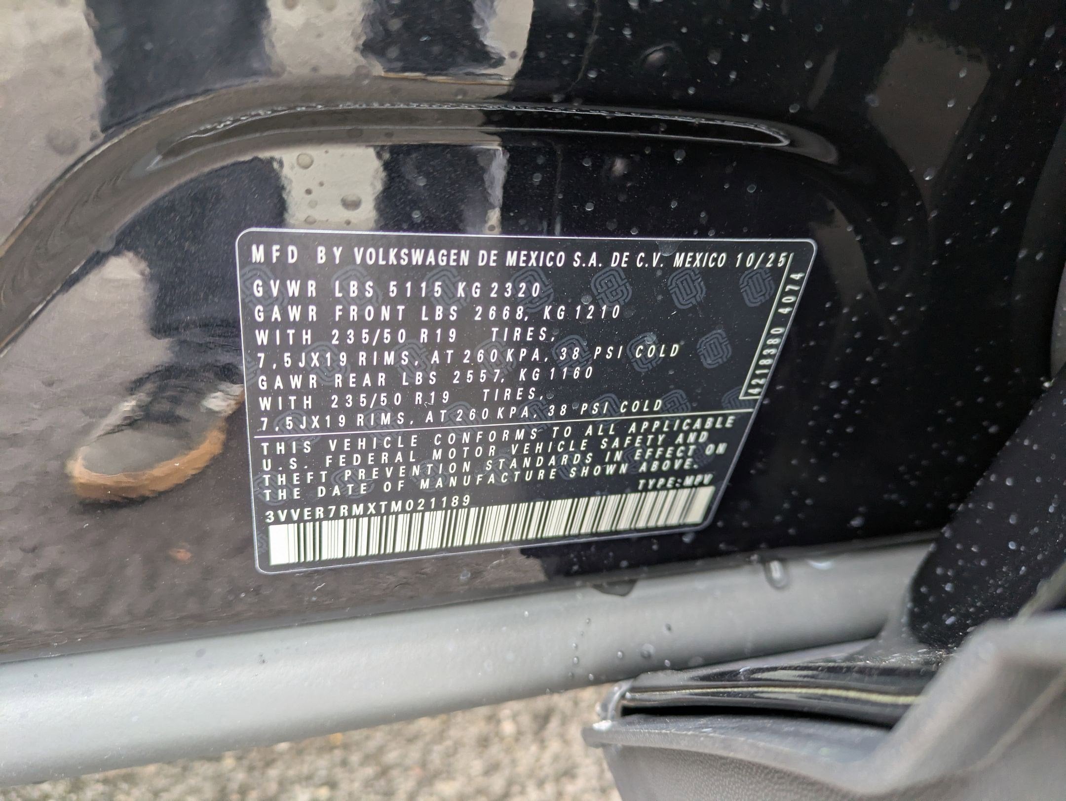 2026 Volkswagen Tiguan 2.0T SE