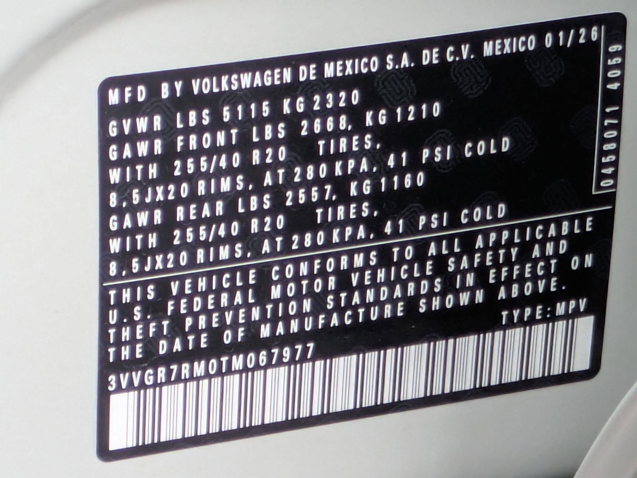 2026 Volkswagen Tiguan 2.0T SE R-Line Black