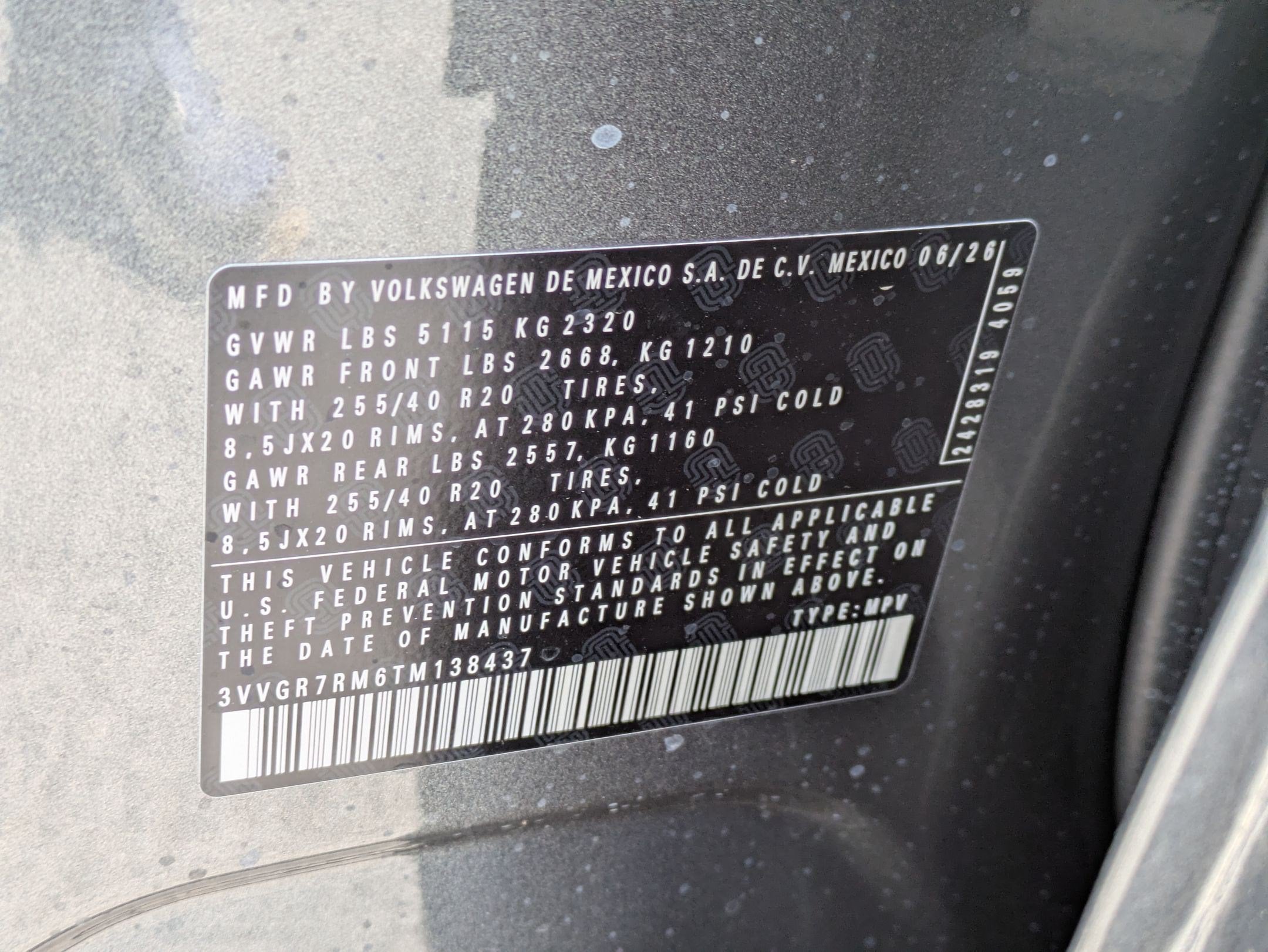 2026 Volkswagen Tiguan 2.0T SE R-Line Black