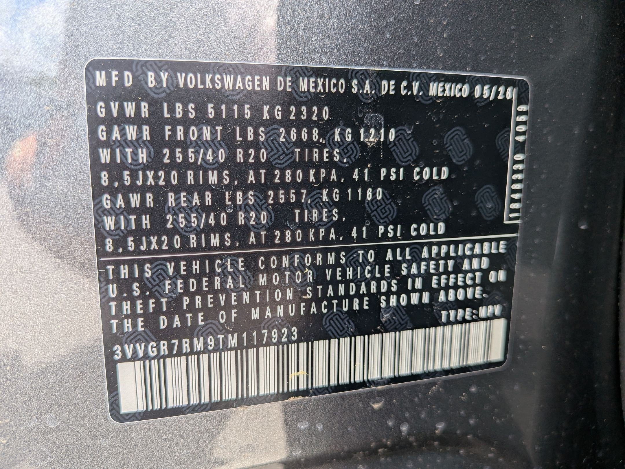 2026 Volkswagen Tiguan 2.0T SE R-Line Black
