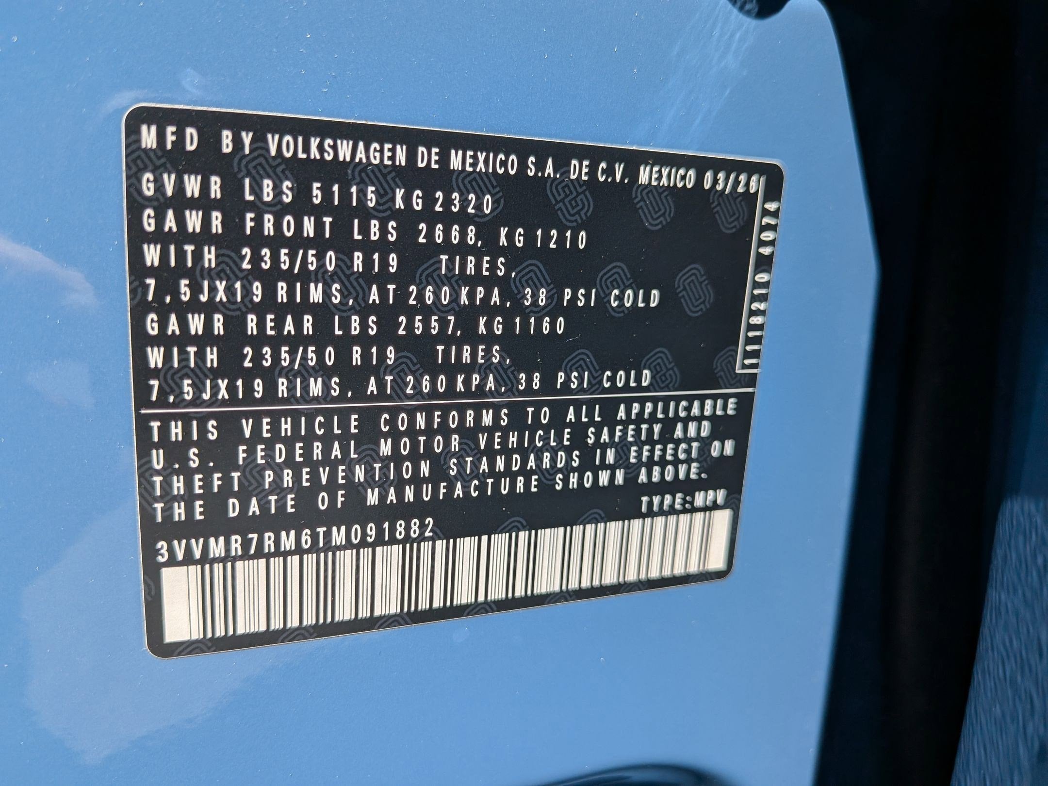 2026 Volkswagen Tiguan 2.0T SE