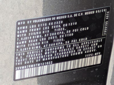 2026 Volkswagen Tiguan 2.0T SE