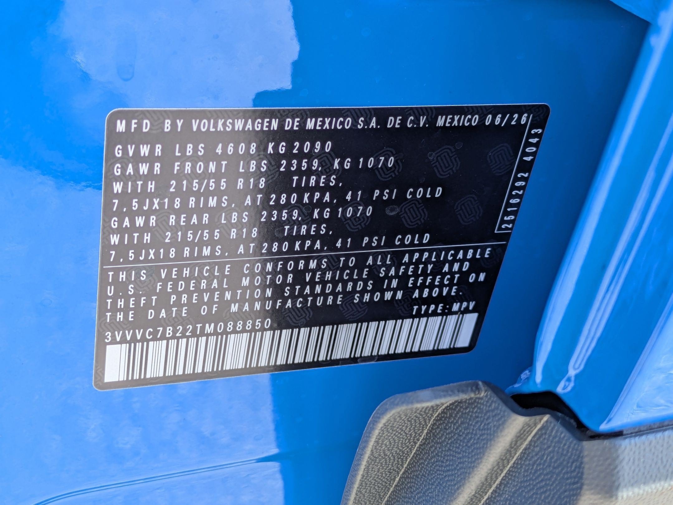 2026 Volkswagen Taos 1.5T SE