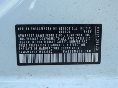 2026 Volkswagen Jetta 1.5T S