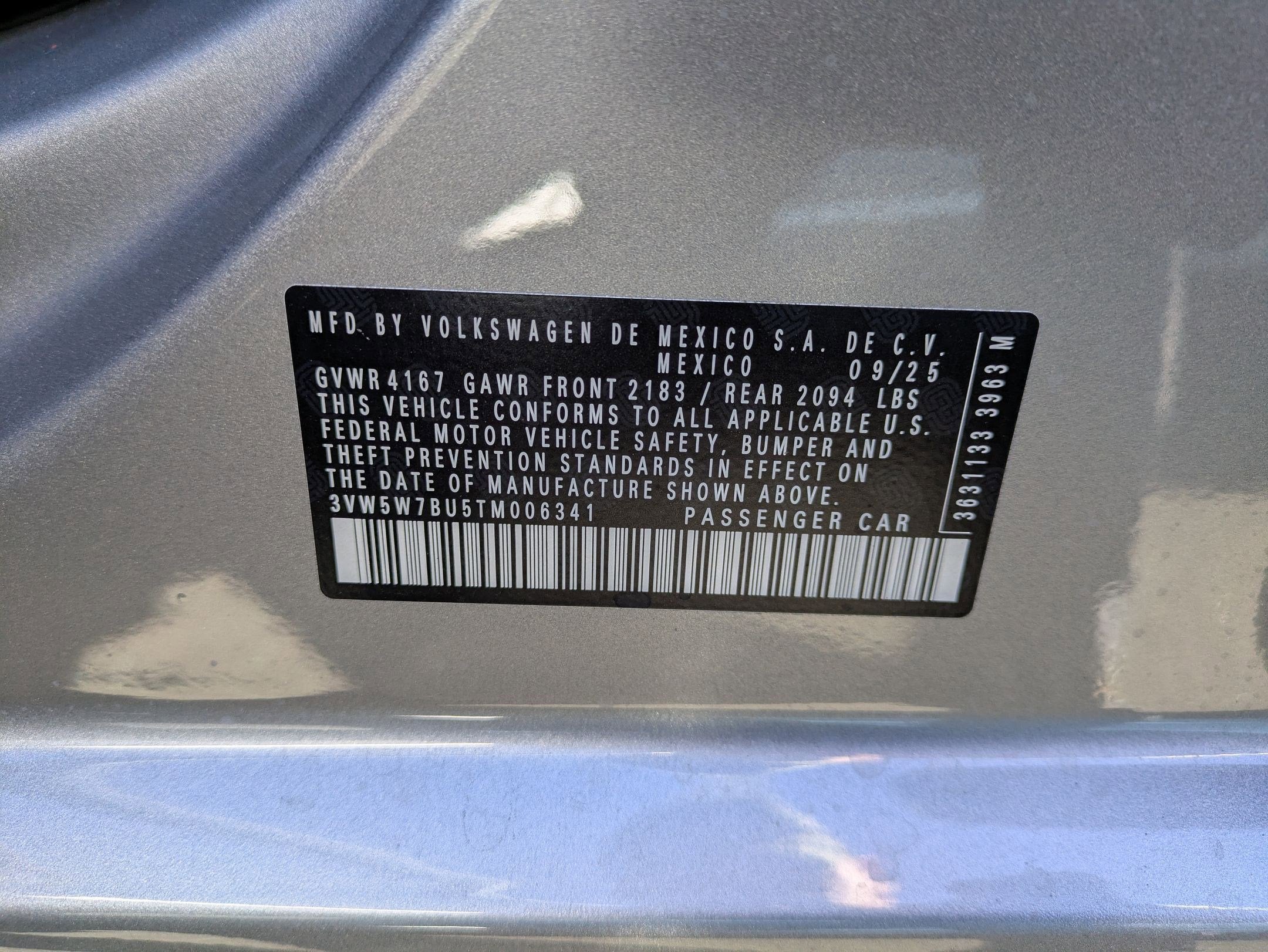 2026 Volkswagen Jetta 1.5T S