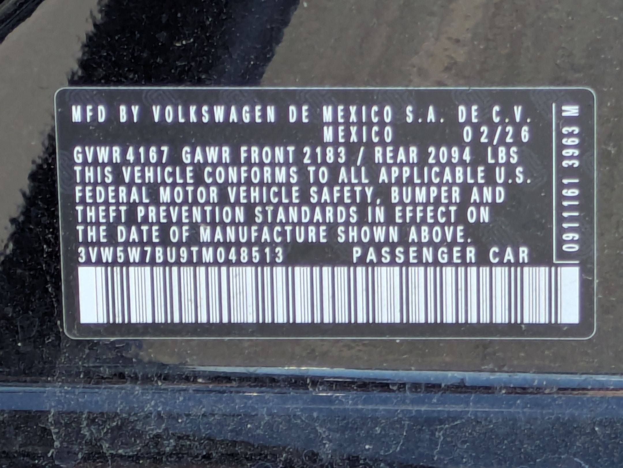 2026 Volkswagen Jetta 1.5T S