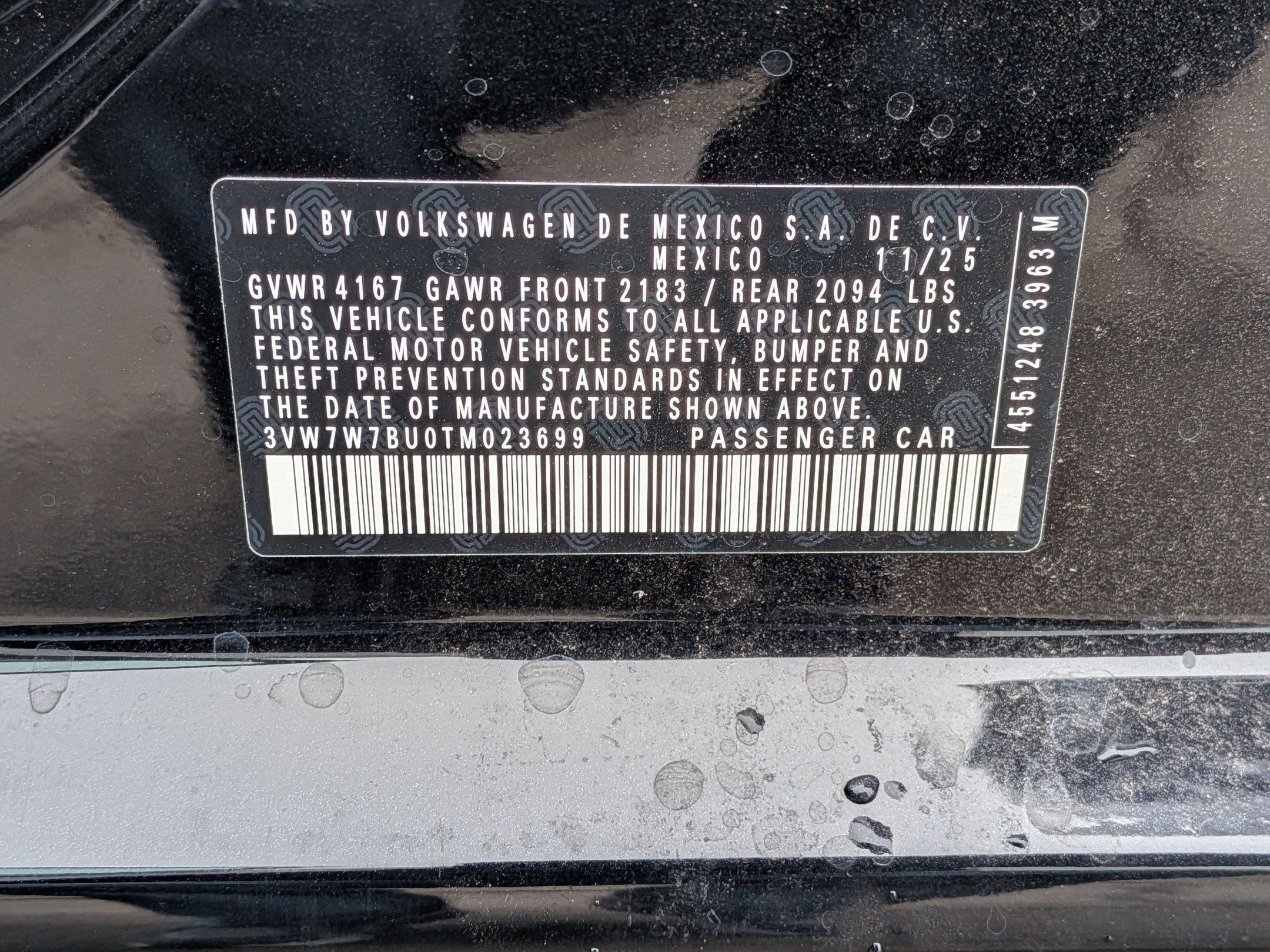 2026 Volkswagen Jetta 1.5T SE