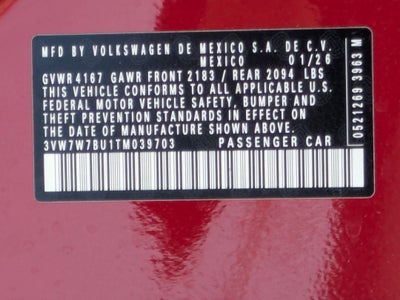 2026 Volkswagen Jetta 1.5T SE